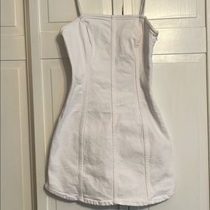 ZARA White Jean Dress